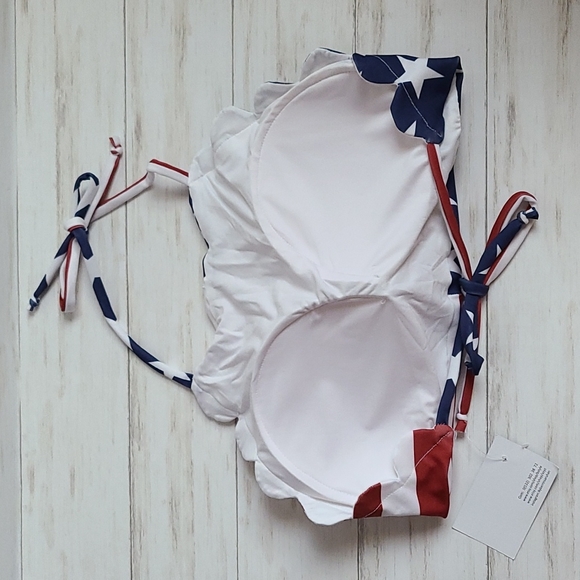 Swim Nwt American Flag Bikini Top Poshmark